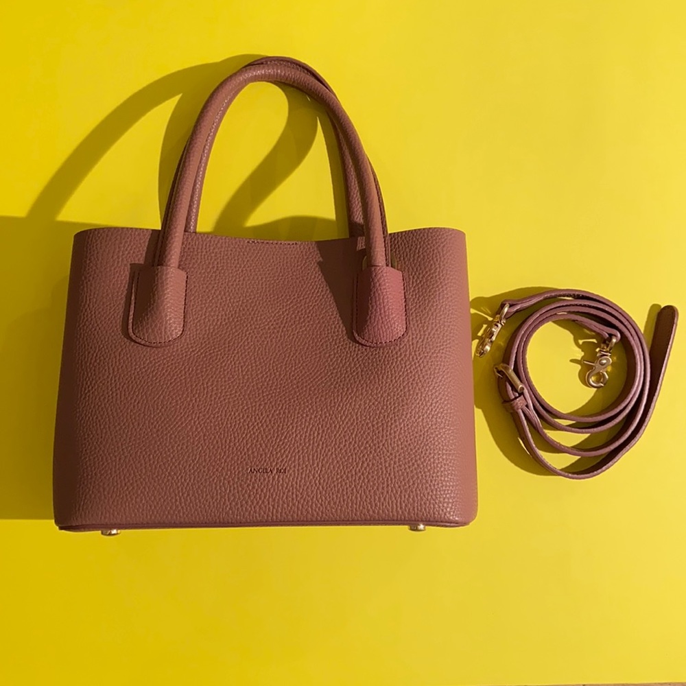 Angela Roi Mini Cher vegan Tote nude pink